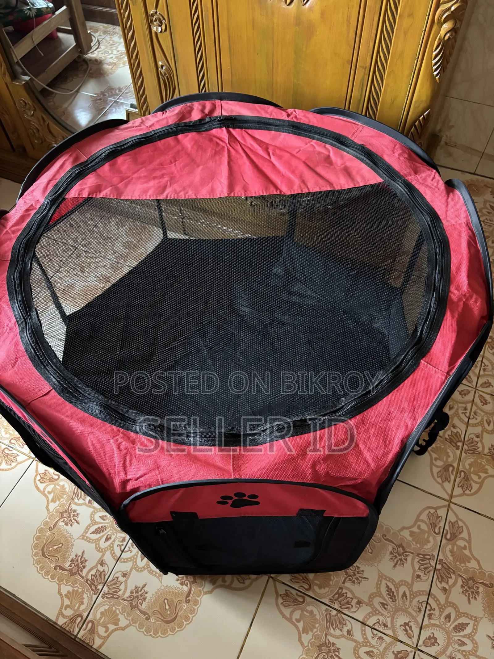 Portable Cat Tent House + Feeder Free