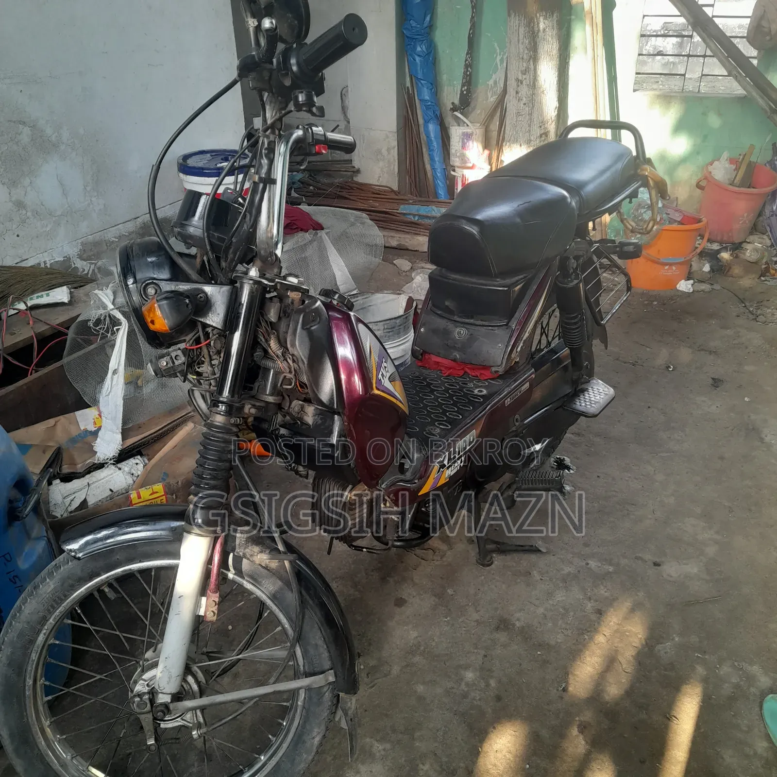 TVS XL 100 2020 Black