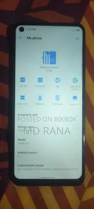 Tecno Spark 6 Air 64 GB Black