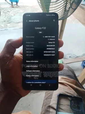 Samsung Galaxy F22 128 GB Black