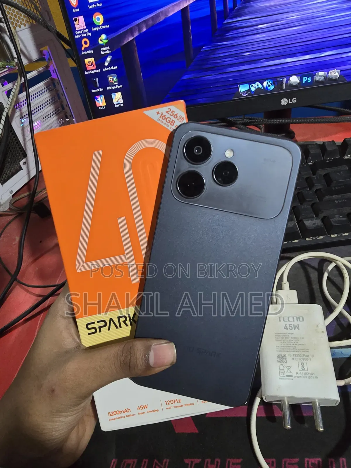 Tecno Spark 40 256 GB Black
