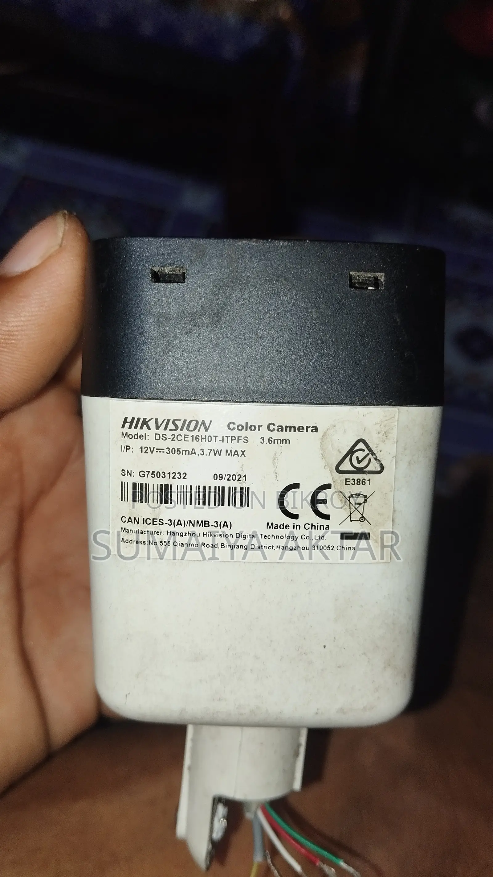 Hikvision 5MP CCTV Camera (Used)