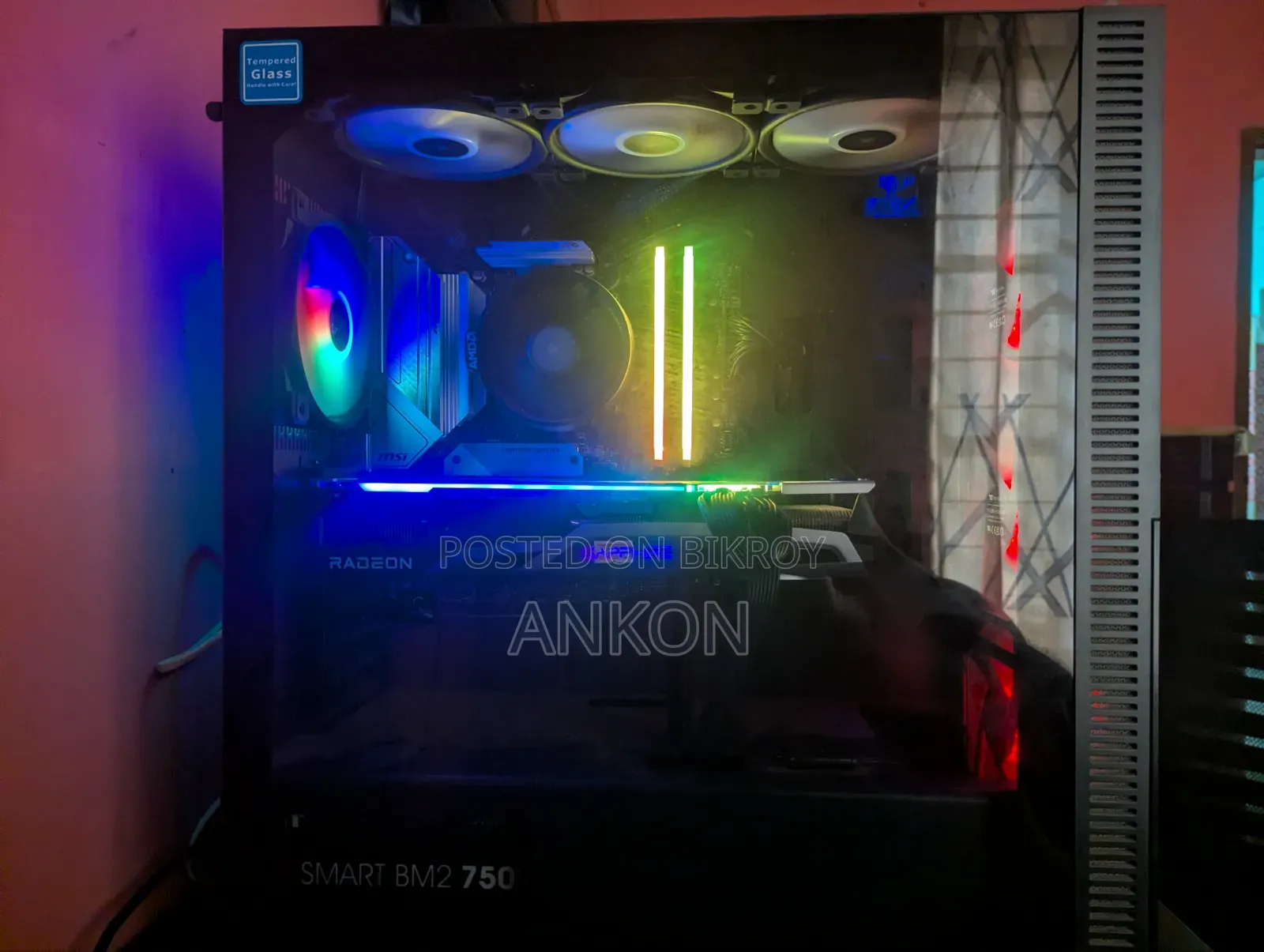 Desktop Computer MSI 16GB AMD Ryzen 5 SSD 1.5T
