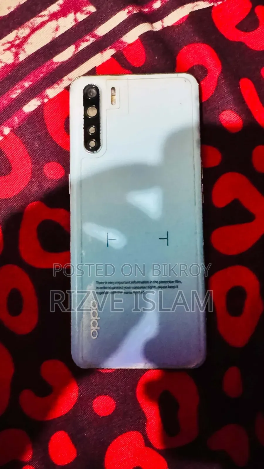 Oppo F15 256 GB White