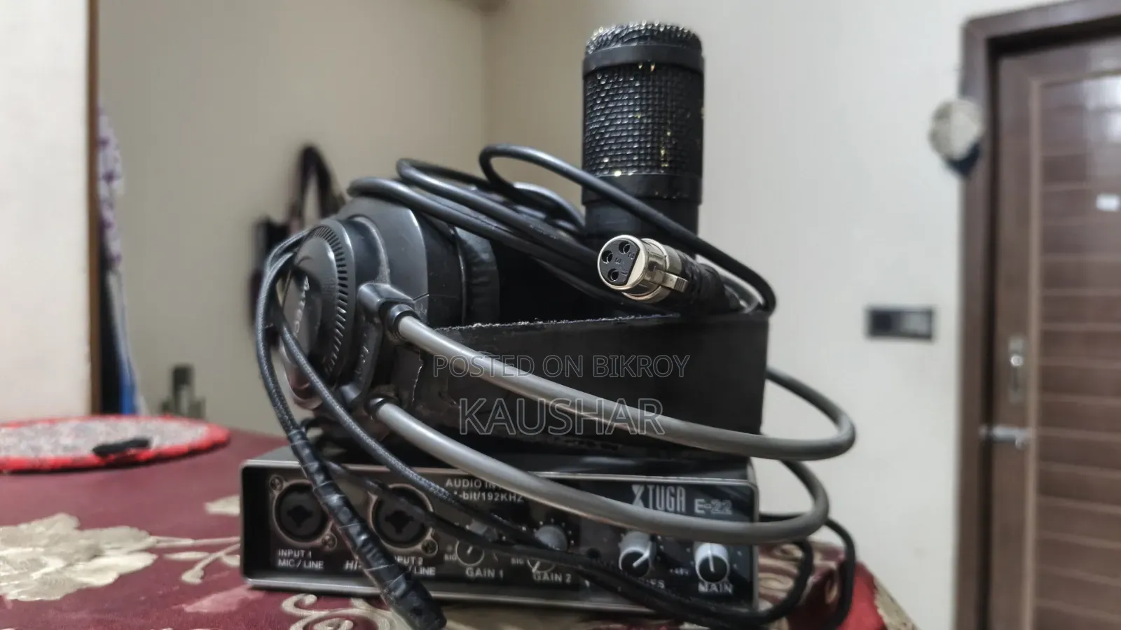 TUGA E-22 + BM800 + A4TECH | স্টুডিও রেকর্ডিং সেটআপ