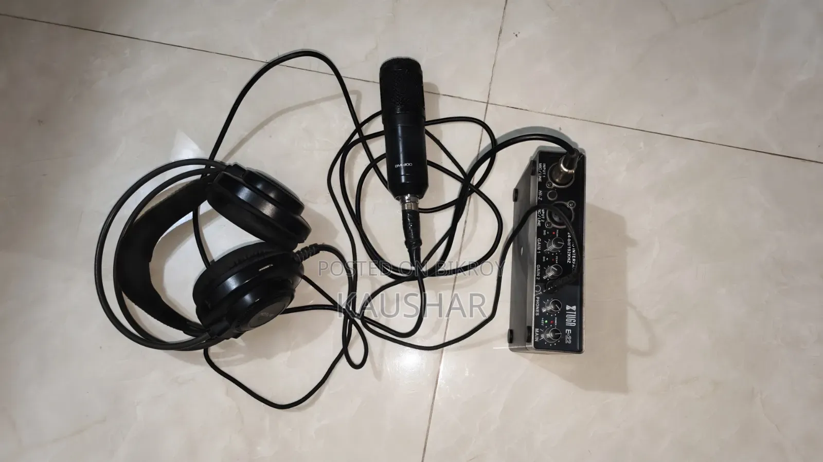 TUGA E-22 + BM800 + A4TECH | স্টুডিও রেকর্ডিং সেটআপ