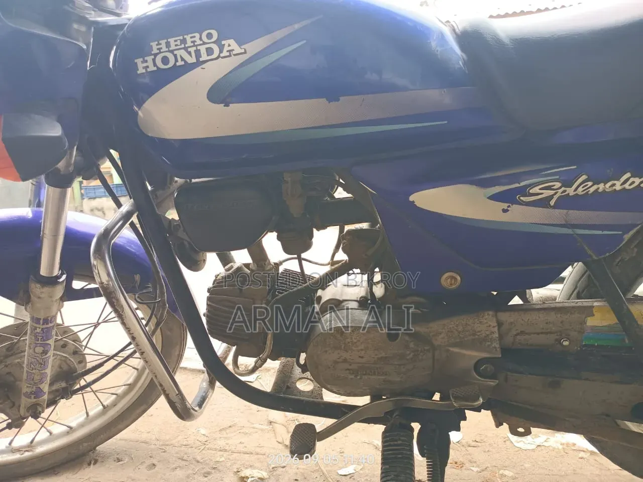 হিরো স্প্লেন্ডার প্লাস ২০১০ নীল