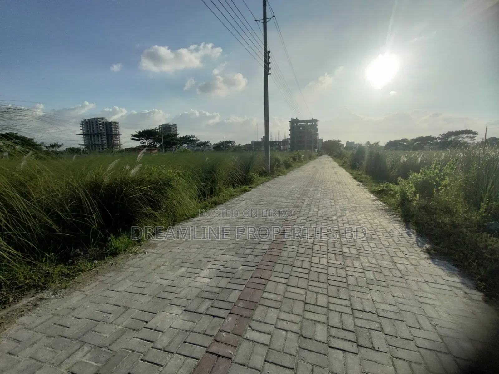 এন-ব্লকে ৫ কাঠার প্লট জরুরী বিক্রয় বসুন্ধরা আবাসিক এলাকায়