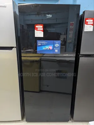 Beko Brand New Black Colour Inverter Glass Door Fridge 340 Ltr.