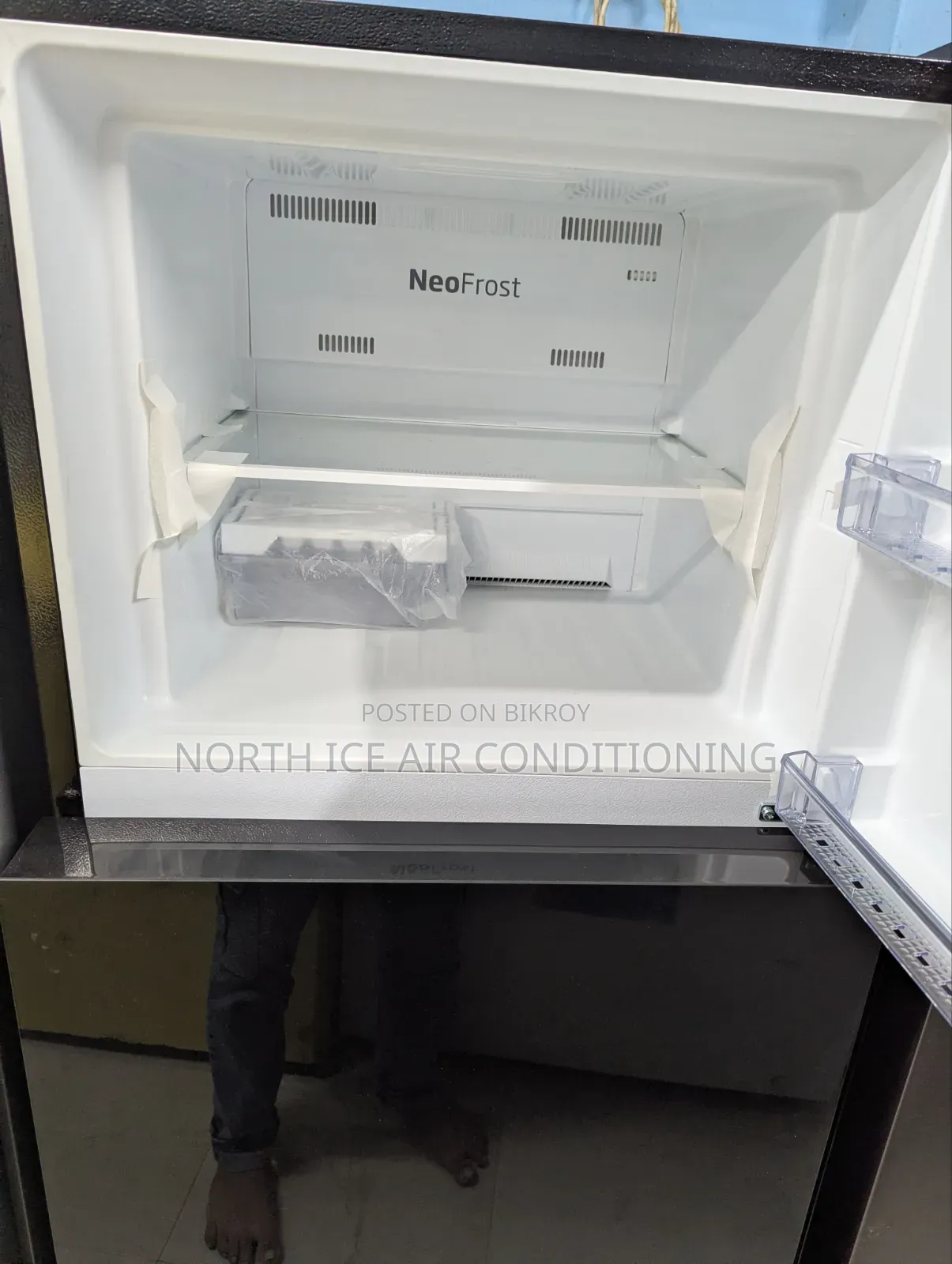 Beko Brand New Black Colour Inverter Glass Door Fridge 340 Ltr.