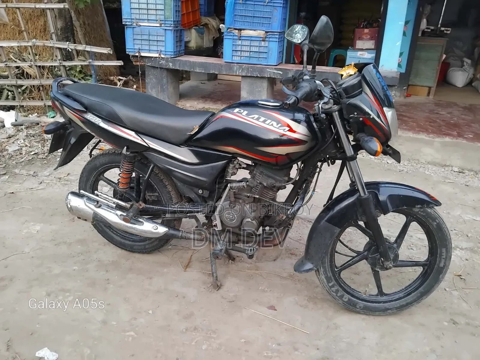 বাজাজ প্লাটিনা ১০০ ২০১৮ ব্ল্যাক