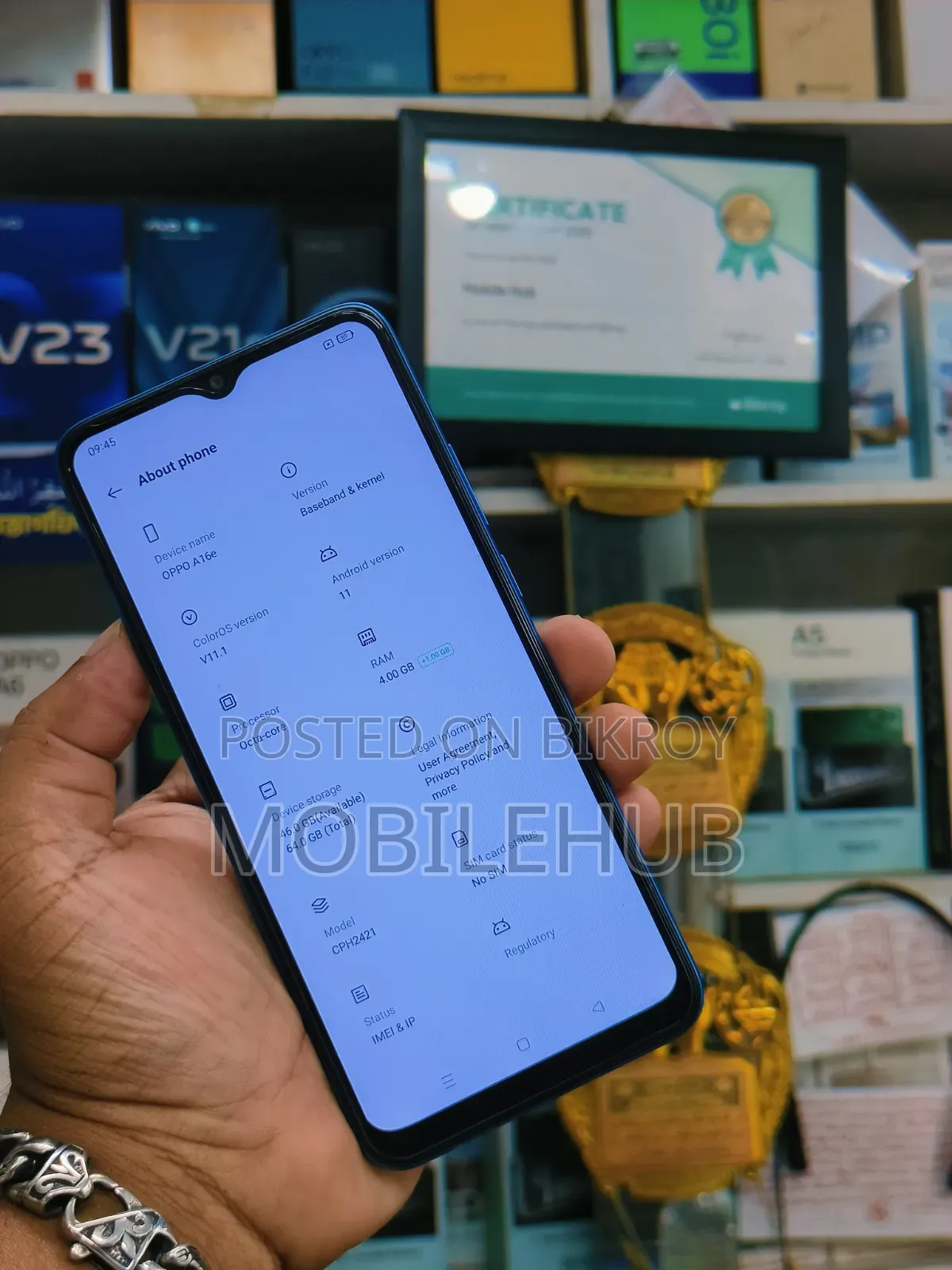 Oppo A16 64 GB Blue
