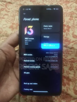 জিয়াওমি রেডমি নোট ৯ ১২৮ জিবি ব্লু