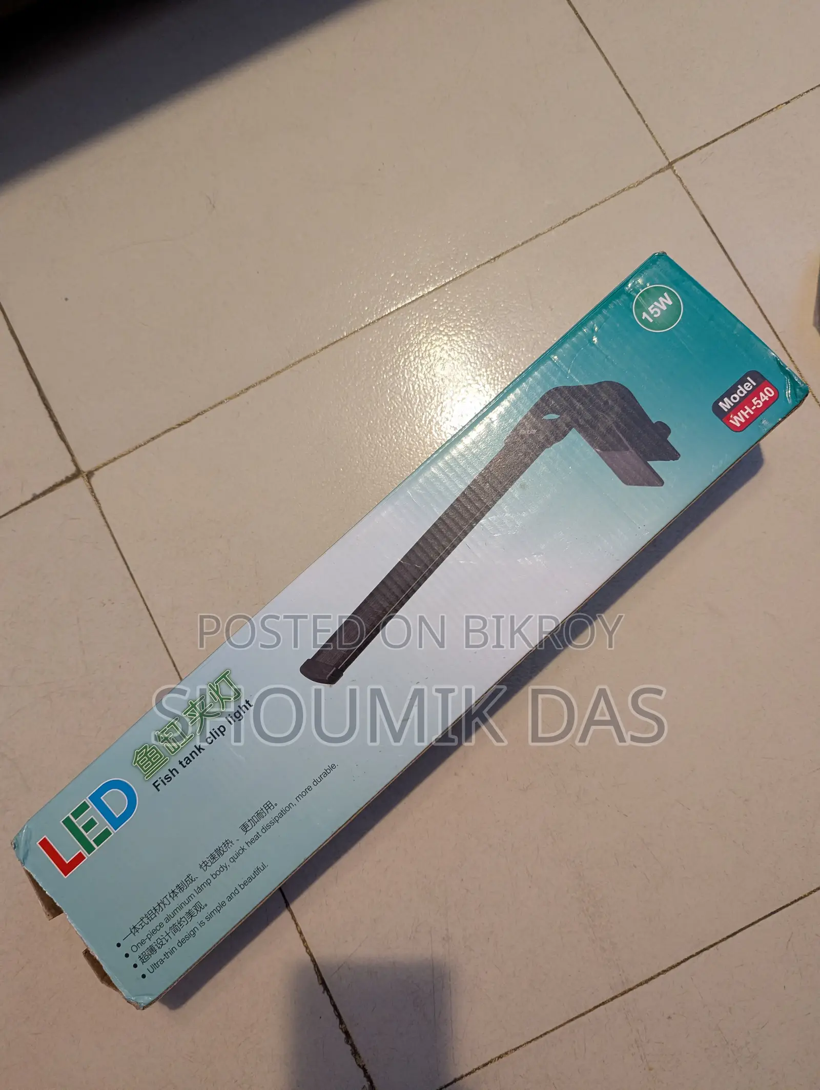 এলইডি ফিশ ট্যাংক ক্লিপ লাইট/অ্যাকুরিয়াম লাইট