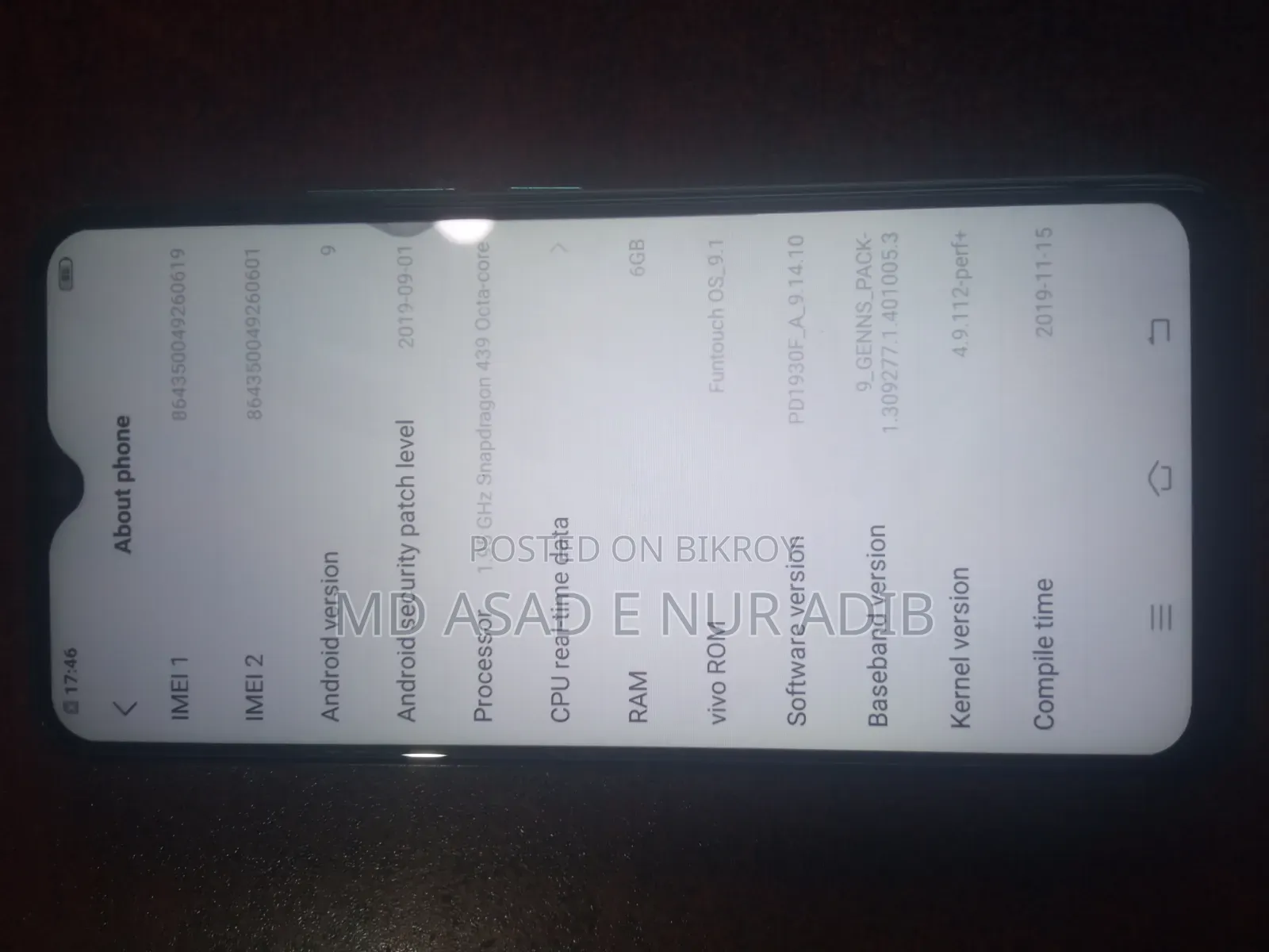 Vivo Y11 -2023 128 GB White