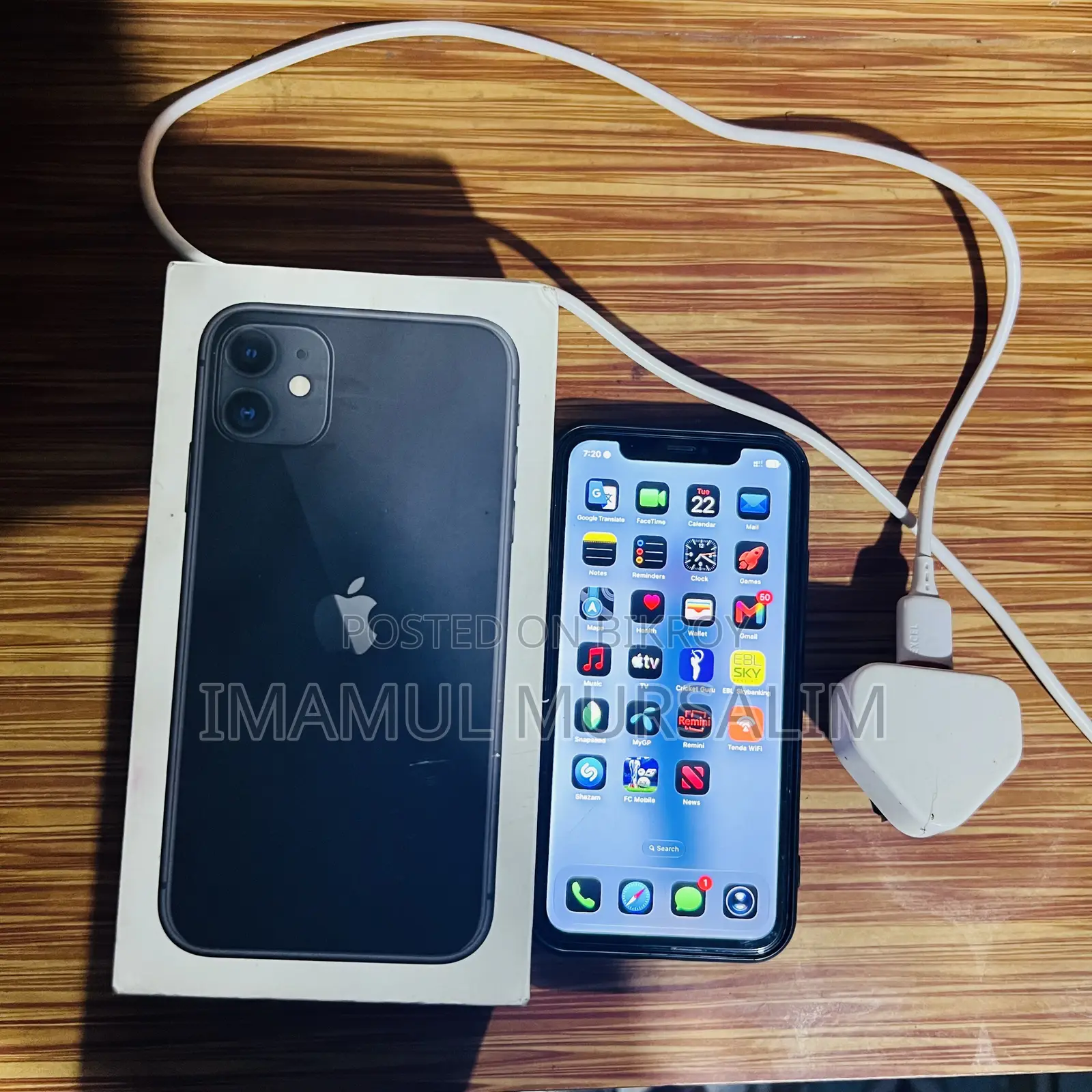 অ্যাপল আইফোন ১১ ১২৮ জিবি ব্ল্যাক