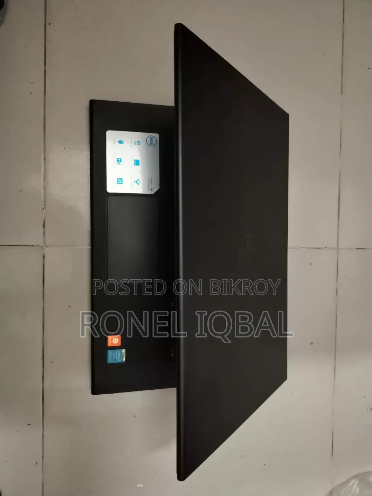 ল্যাপটপ ডেল ইন্সপায়রন ১৪ ৮জিবি ইন্টেল কোর আই৩ এইচবিবি ৫০০জিবি