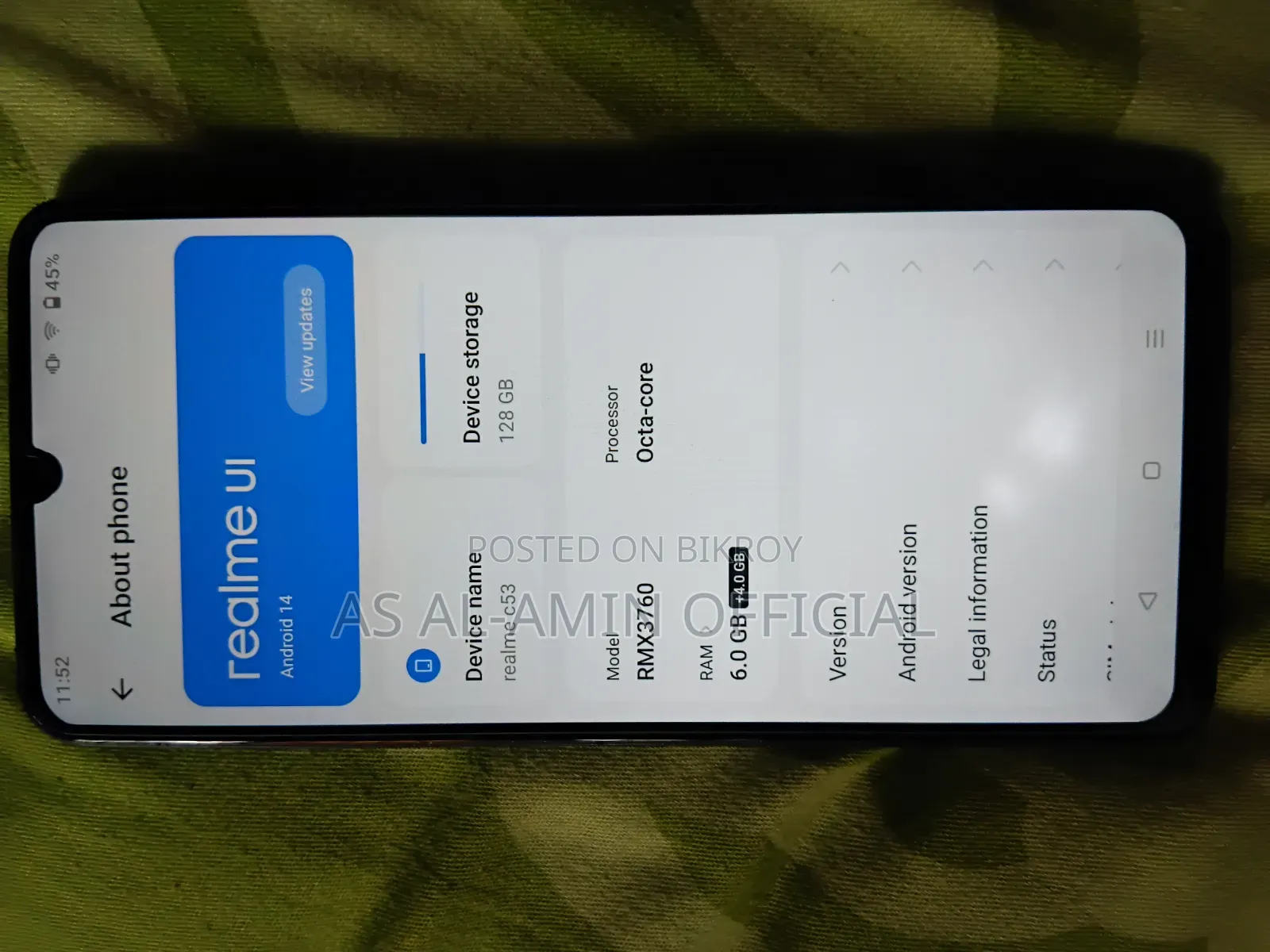Realme C53 128 GB Black