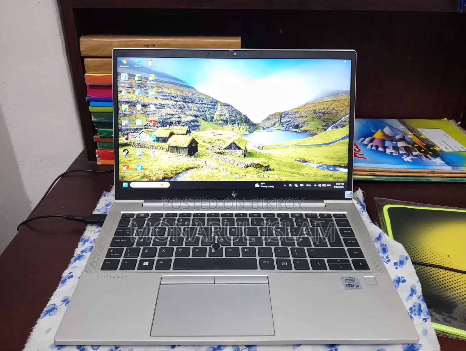 Laptop HP EliteBook 840 G7 8GB Intel Core i5 SSD 256GB