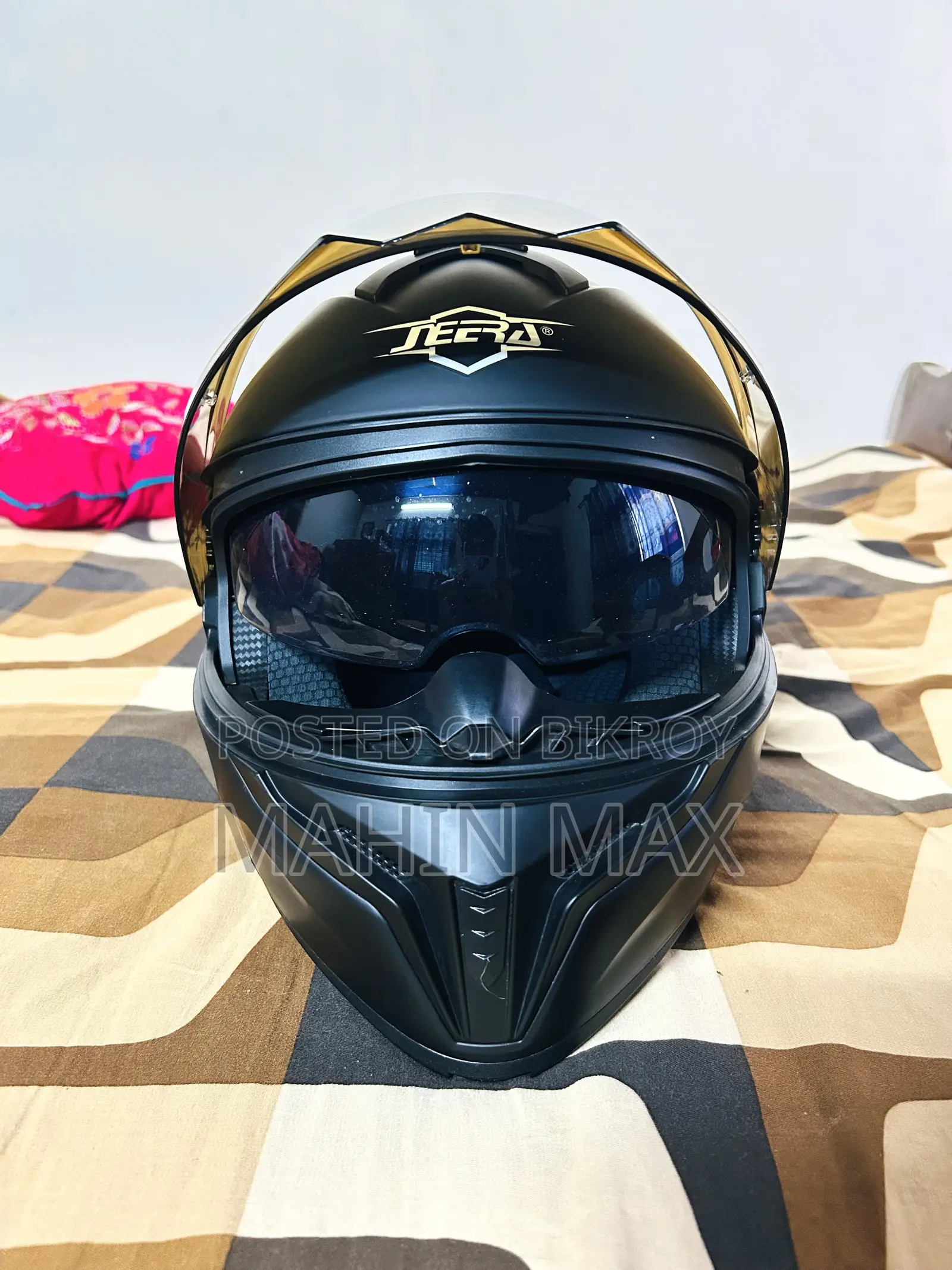 Jerra Matt Black Helmet