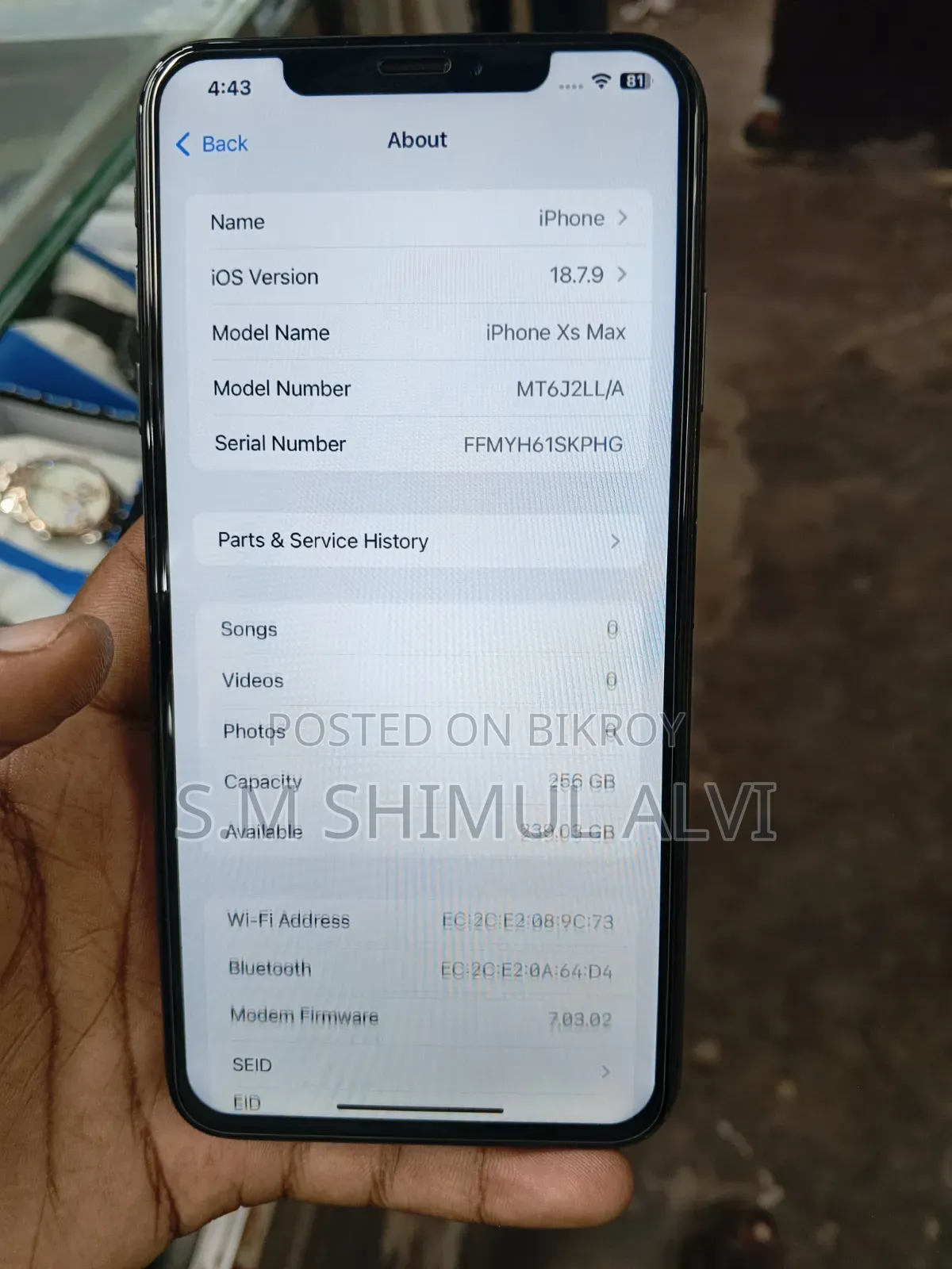 Apple iPhone XS Max 256 GB Black