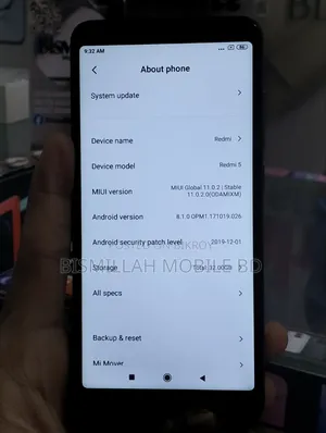 Xiaomi Redmi 5 ৩২ জিবি ব্ল্যাক