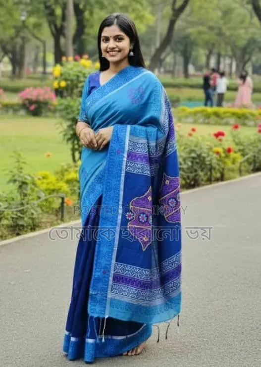 প্রিমিয়াম নকশি টাঙ্গাইল ধুপিয়ান সিল্ক শাড়ি