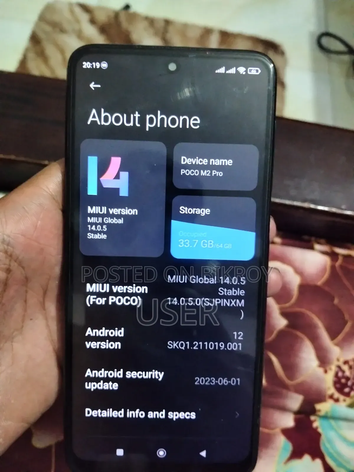 Xiaomi Poco M2 64 GB Blue