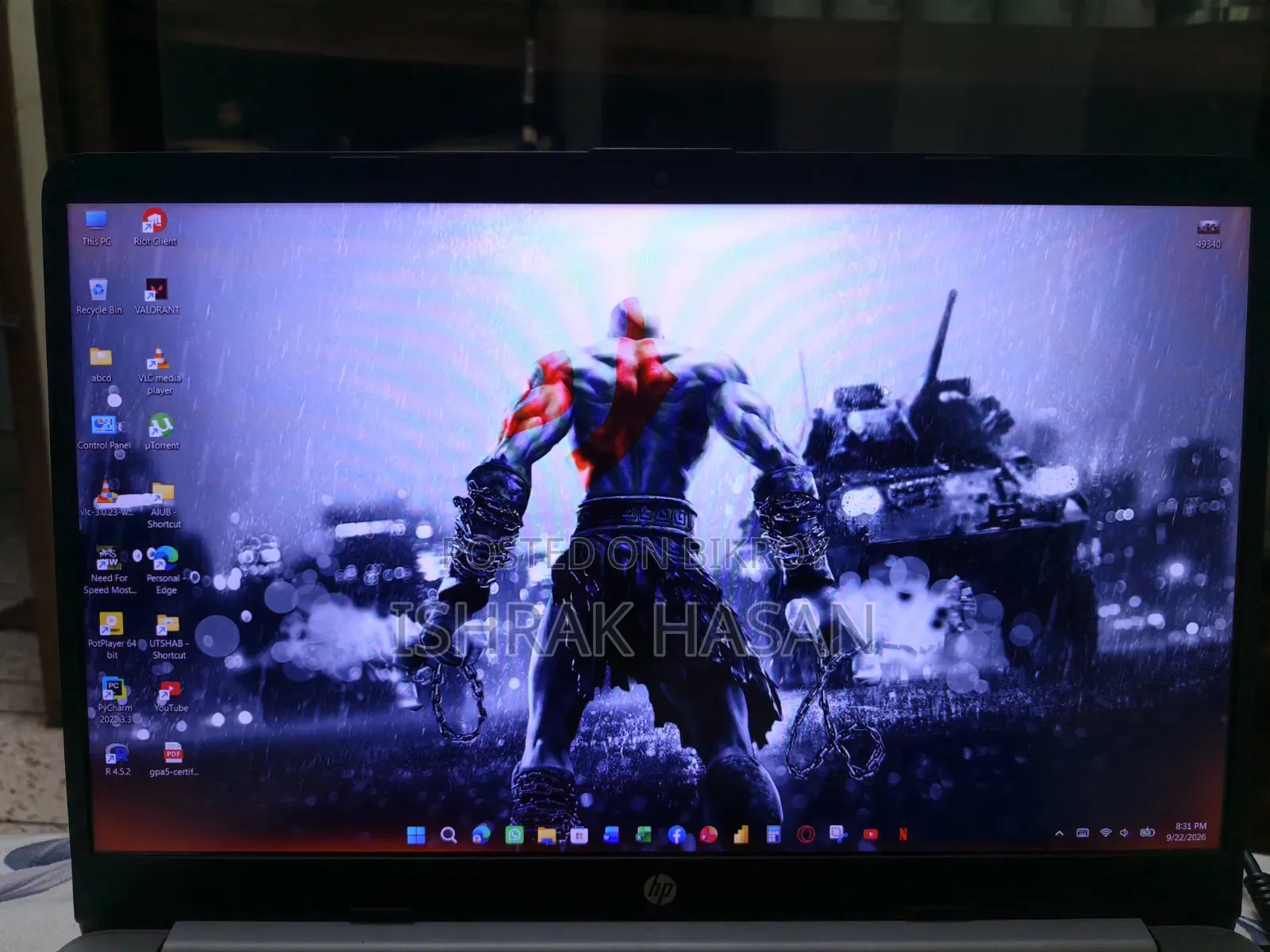 Laptop HP 255 G8 16GB AMD Ryzen 7 SSD 256GB