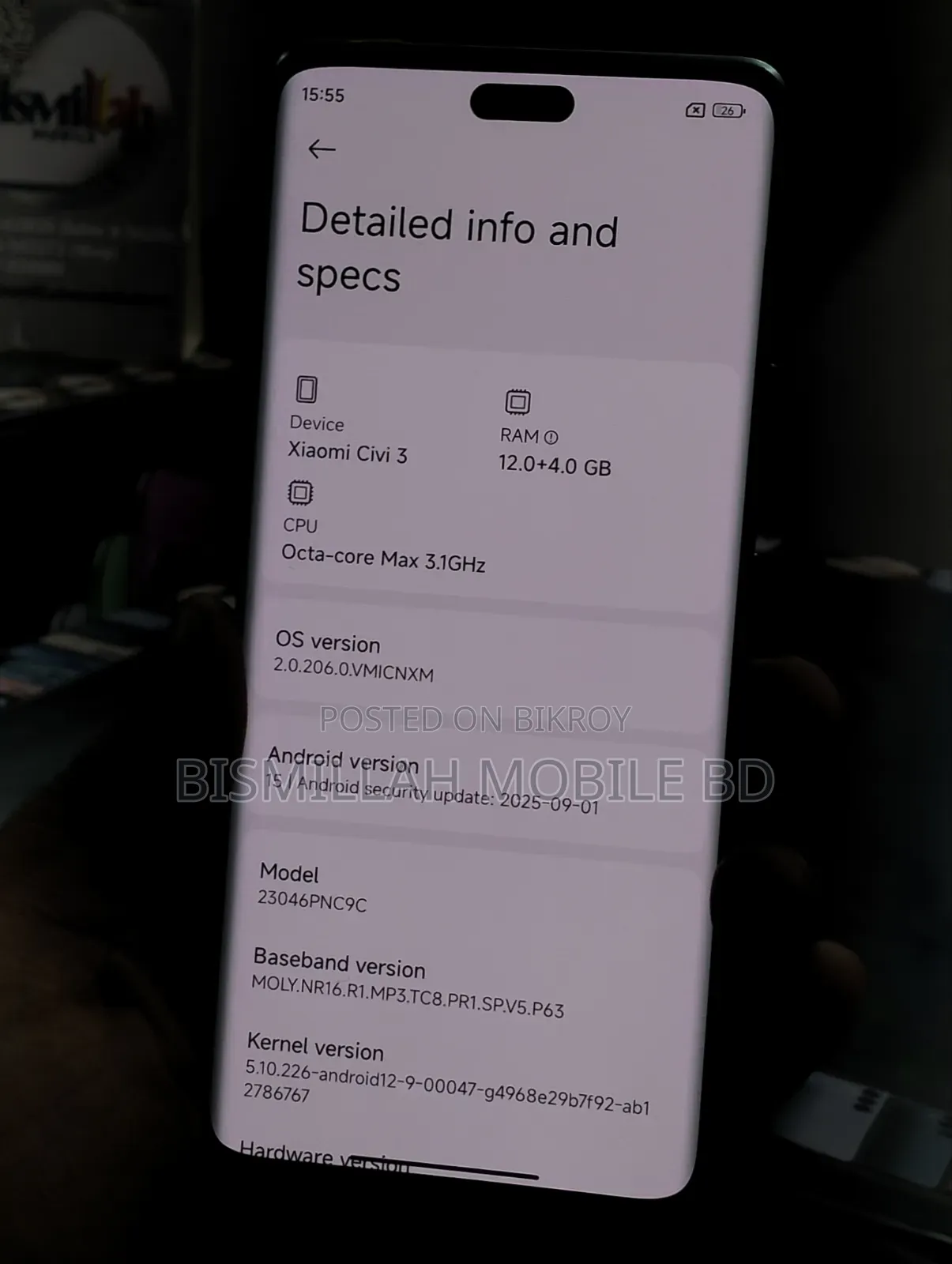 Xiaomi Civi 3 256 GB White