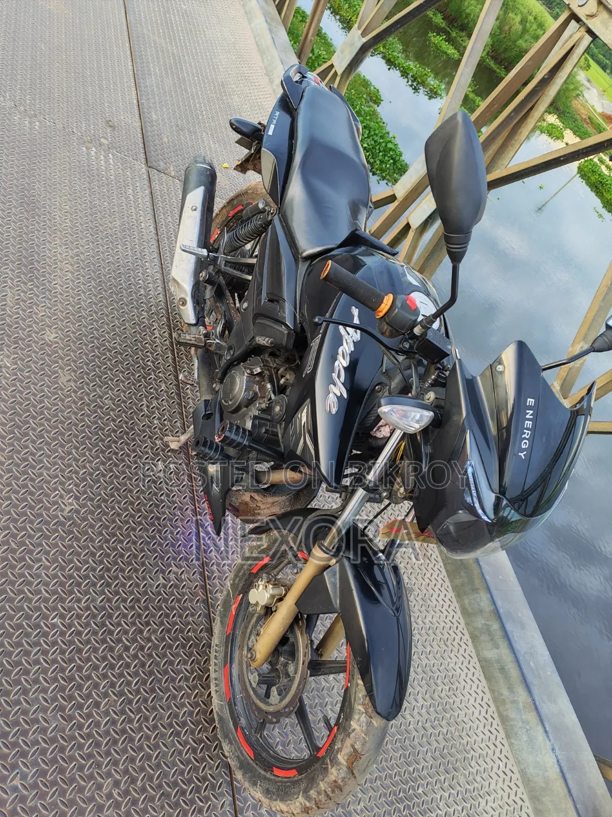 টিভিএস অ্যাপাচি আরটিআর ১৬০ টুভি ২০১৮ ব্ল্যাক