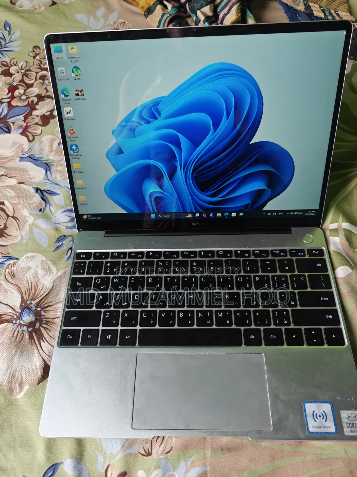Laptop Huawei 8GB Intel Core i5 SSHD+SSD 512GB