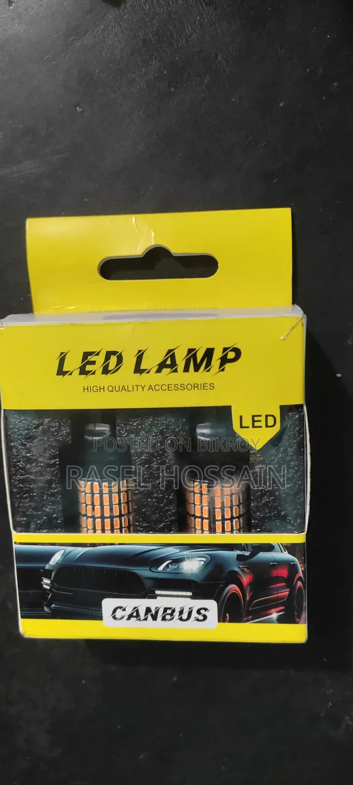 A pair of original Chinese glass frame LED indicator bulbs will be sold.