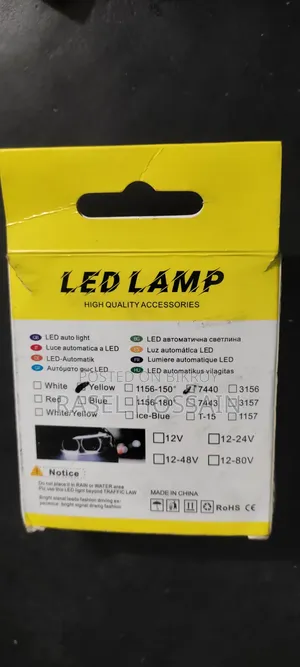A pair of original Chinese glass frame LED indicator bulbs will be sold.