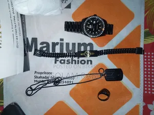 Rolex Watch + Premium Bracelet + Locket + Ring Full Combo