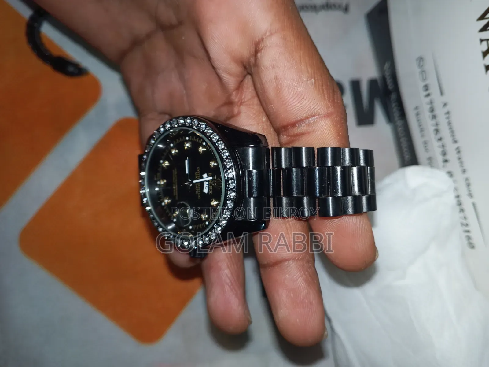 Rolex Watch + Premium Bracelet + Locket + Ring Full Combo