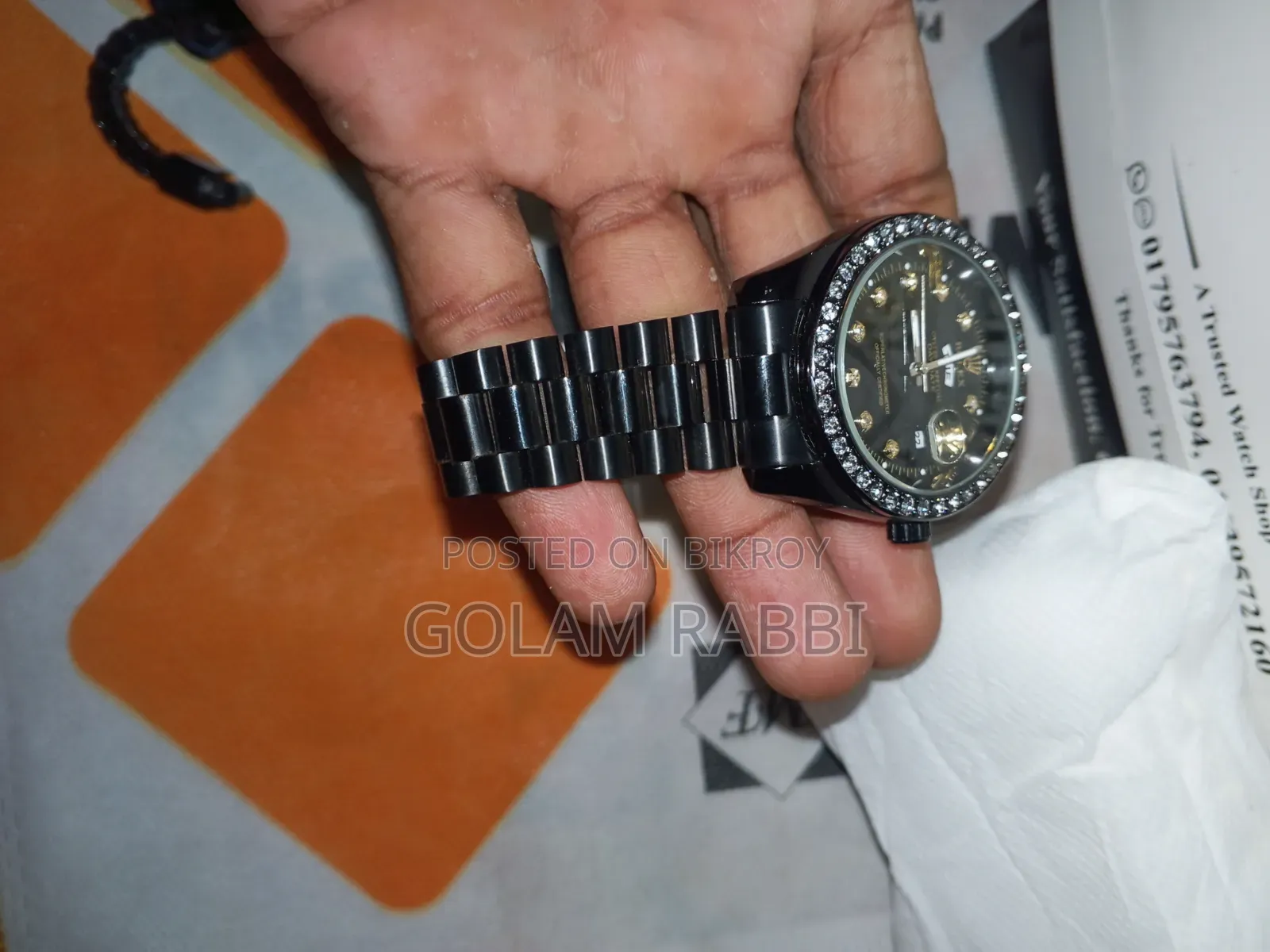 Rolex Watch + Premium Bracelet + Locket + Ring Full Combo