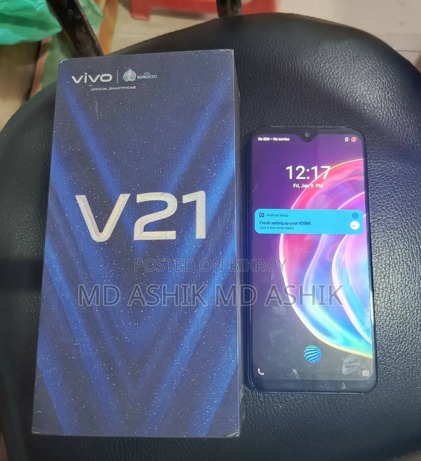 Vivo V21 128 GB Graphite