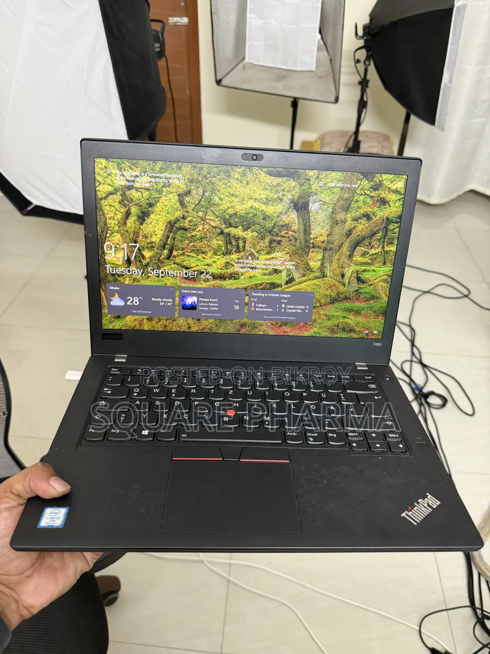 Laptop Lenovo ThinkPad T480 8GB Intel Core i5 SSD 256GB