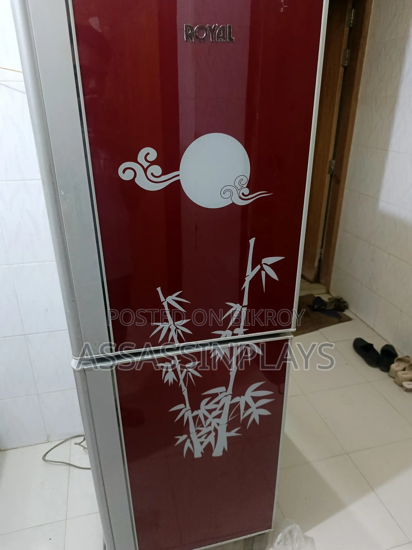 Red Colored 14 CFT Deep Fridge