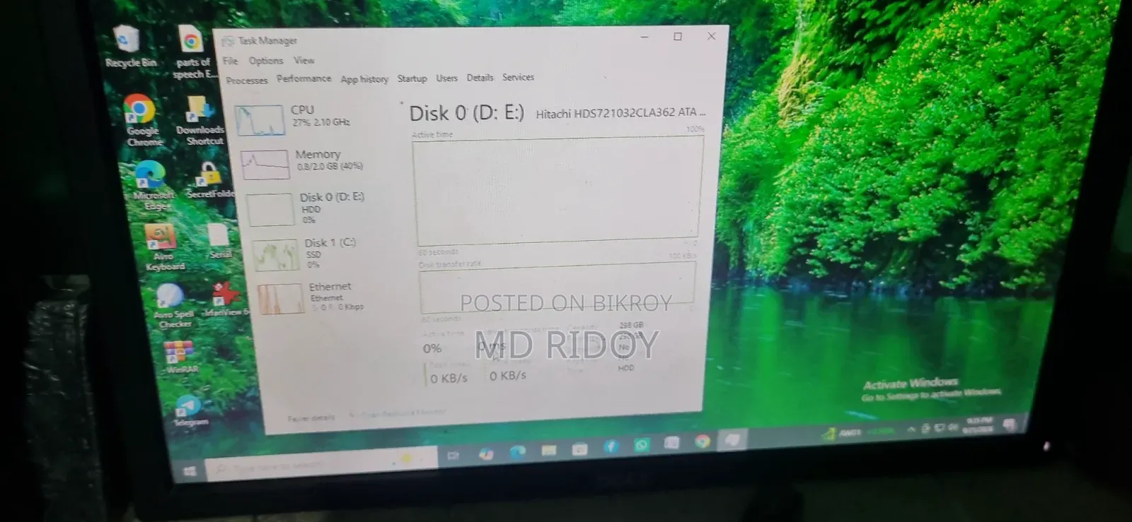 Desktop Computer 2GB Intel Core 2 Duo HDD 320GB