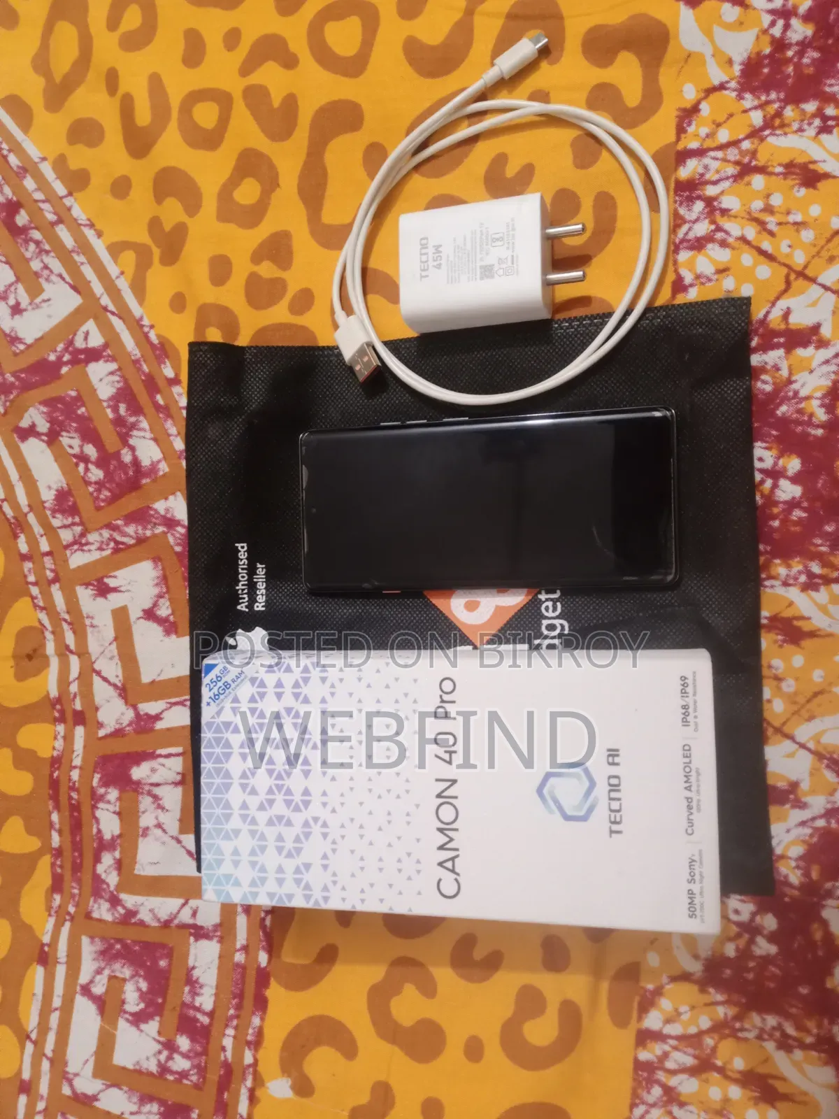 Tecno Camon 40 256 GB Black