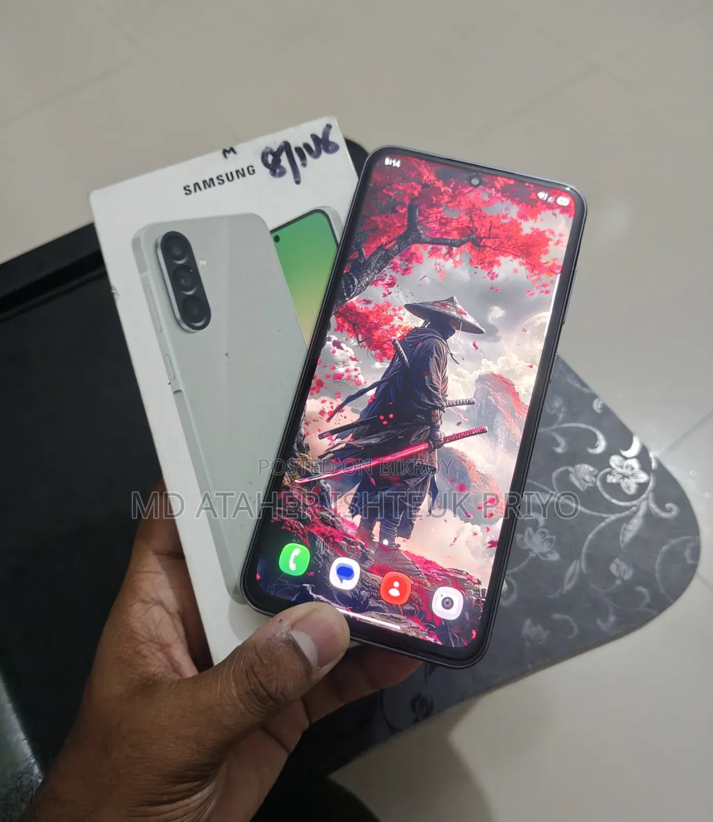 স্যামসাং গ্যালাক্সি এ৫৬ ১২৮ জিবি পার্পল