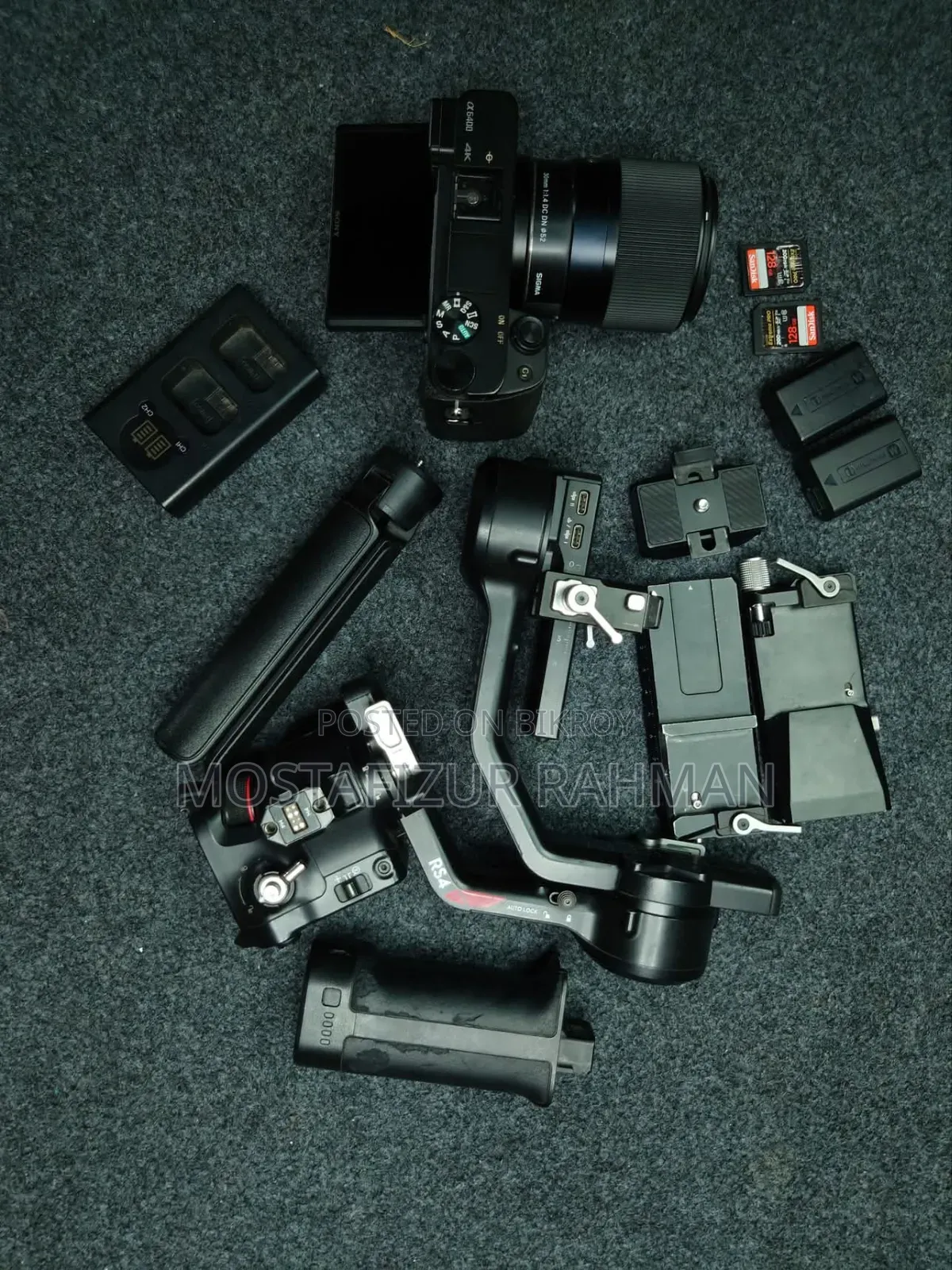 Sony A6400 With Dji Rs4