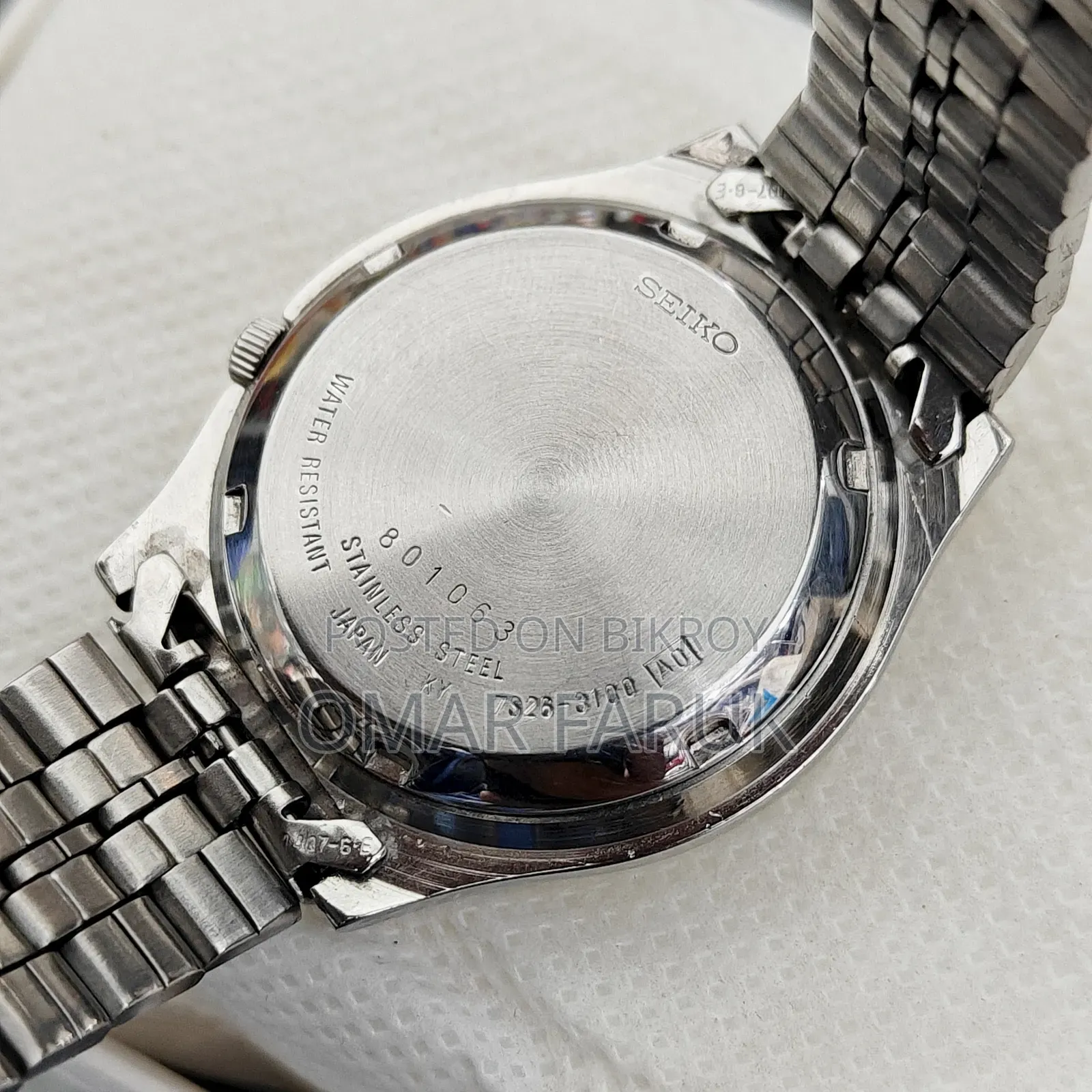 Vintage Seiko 5 Automatic Men's Watch | Textured Grey Dial | 21 Jewels