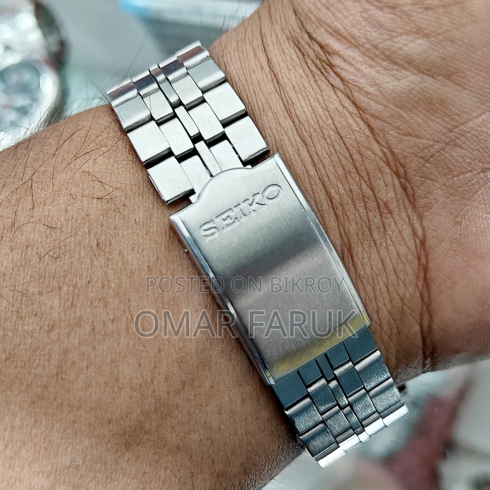 Vintage Seiko 5 Automatic Men's Watch | Textured Grey Dial | 21 Jewels