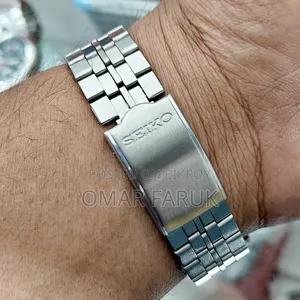 Vintage Seiko 5 Automatic Men's Watch | Textured Grey Dial | 21 Jewels