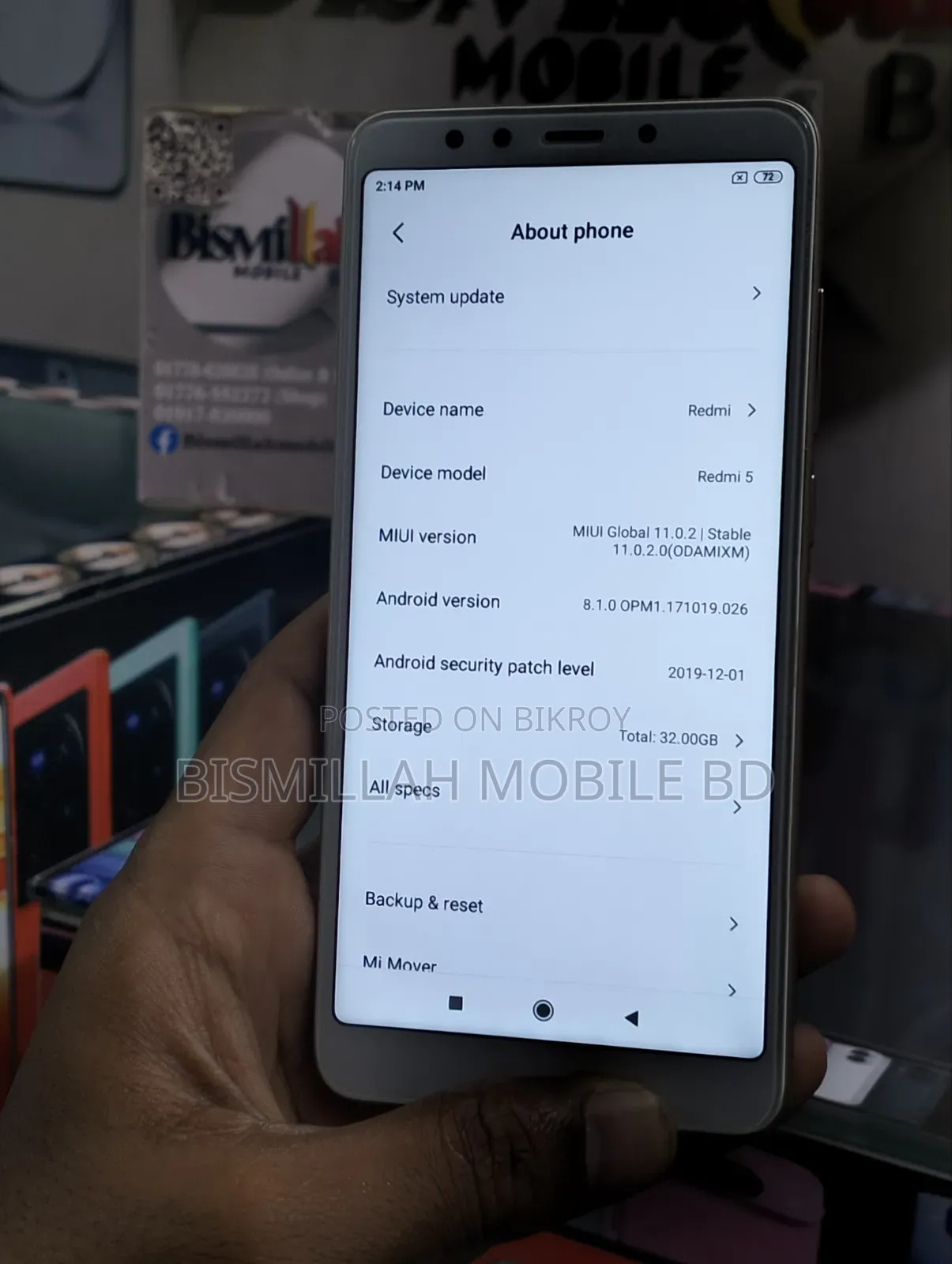 Xiaomi Redmi 5 32 GB Gold