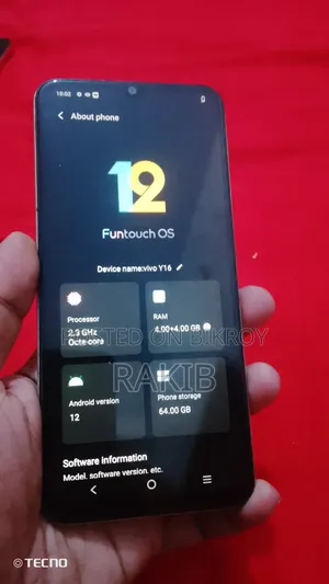 Vivo Y16 64 GB Gold