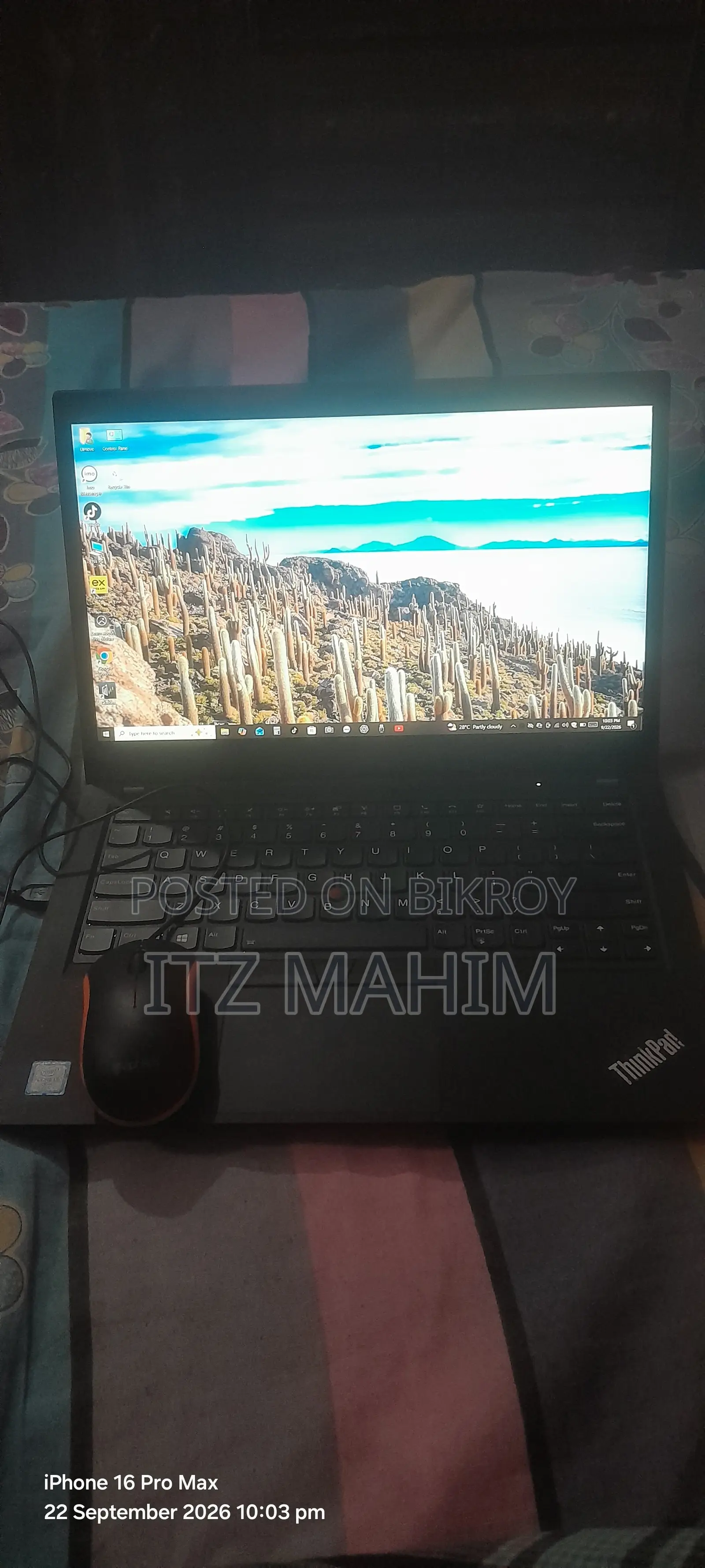 Laptop Lenovo ThinkPad T490s 16GB Intel Core i5 SSD 256GB